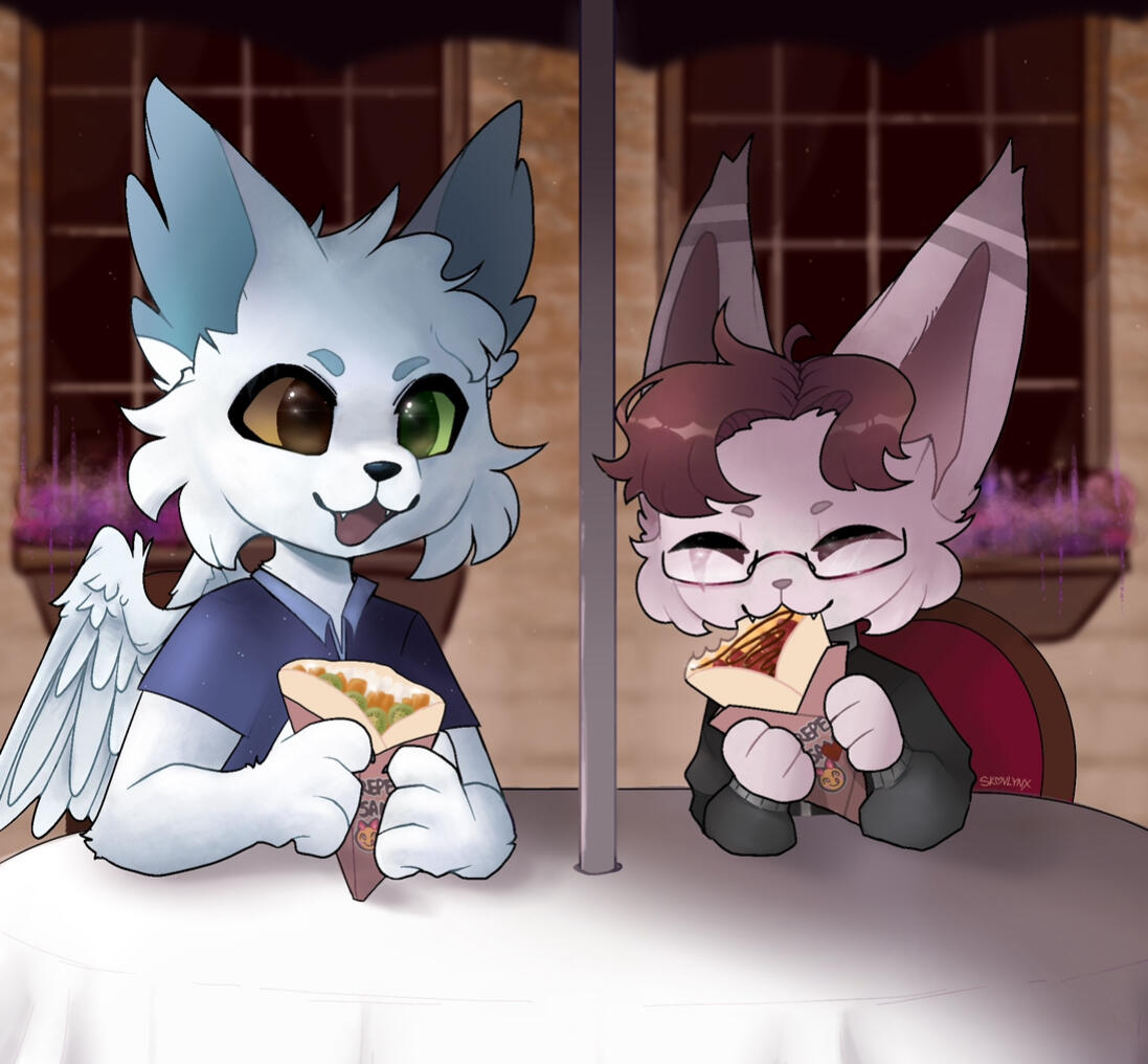 Couple - $65 CAD Detailed, choice of facial expression, pose and background (artist freedom is also an option!) ** +$10 CAD for detailed background like example **